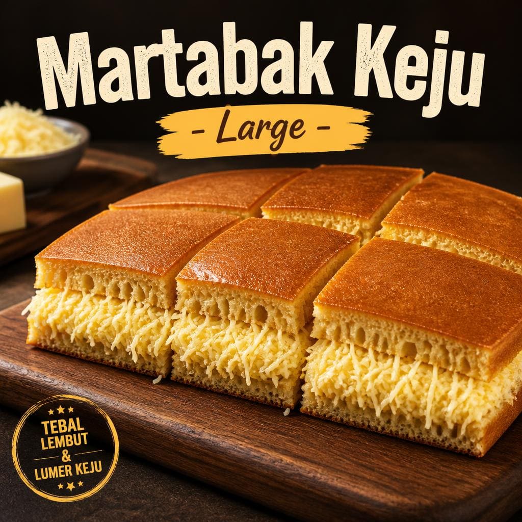 Keju Large Martabak 999 Asli Bandung